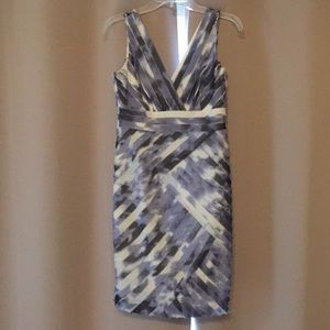 Ann Taylor water color print silk dress
